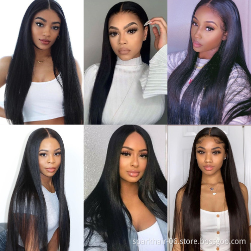Wholesale Vietanmese Unprocessed Raw Remy Lace Frontal Wig, Virgin Cuticle Aligned Peruvian Human Hair Front Lace Front Wigs